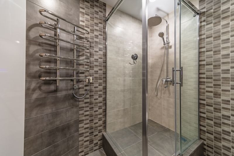 Modern Shower with Glass Panel